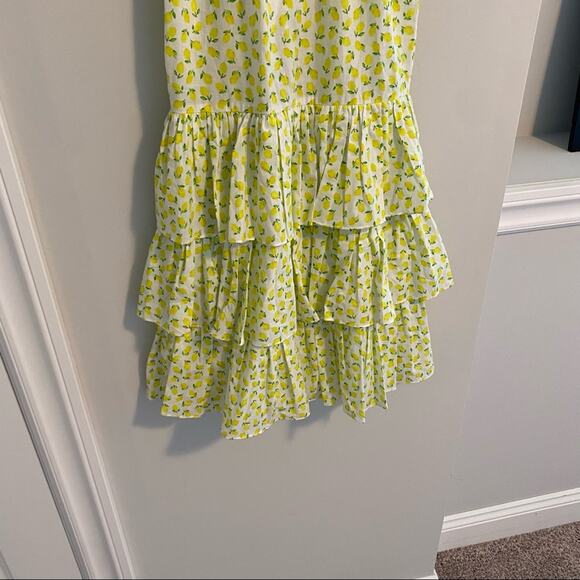 NWT Caroline Constas Crete Mini Dress Lemon Fruit XS - Picture 5 of 12